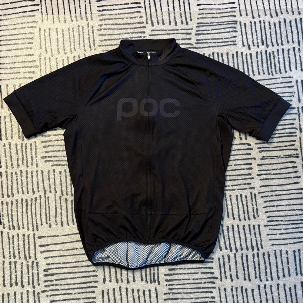POC Men's Black Essentials Logo Jersey (XL)